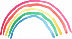 5 Watercolor Rainbow (PNG Transparent) | OnlyGFX.com