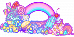 Rainbow candy wallpaper