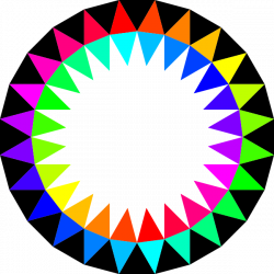 Rainbow Colors Clip Art at Clker.com - vector clip art online ...