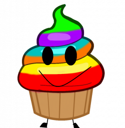 Image - Rainbow cupcake pose.png | Object Shows Community | FANDOM ...