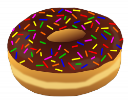 OnlineLabels Clip Art - Rainbow Donut 2