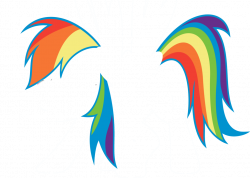 Rainbow Dash Mane+Tail by Minty-The-Art-Fox on DeviantArt