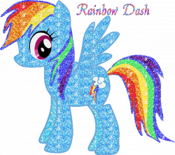 Rainbow Dash Glitter by Tasha-Jane on DeviantArt