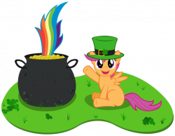 Pot of gold at the end of the rainbow by Stabzor on DeviantArt