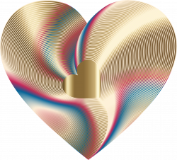 gold heart clipart | Hearts | Pinterest | Golden heart, Rainbows and ...