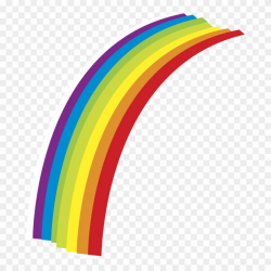 Half Rainbow Clipart - Png Download (#66091) - PinClipart