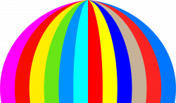 Clipart - Rainbow Half Dome