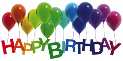 Happy Birthday Rainbow Balloons by Lilyas on DeviantArt