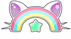 Rainbow cat logo by Meloxi on DeviantArt