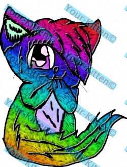 Rainbow Kitten 50 pt (Or make an offer) [Closed] by Your-Kitten on ...