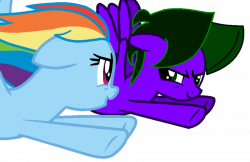 Lightning Rocker flying with Rainbow Dash by LR-Studios on DeviantArt