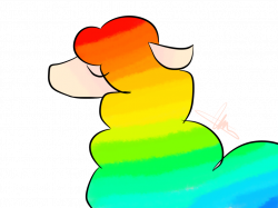 rainbow llama xD by vale374 on DeviantArt