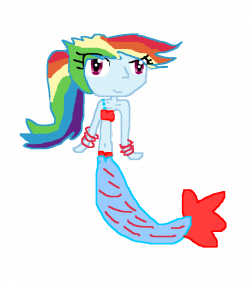 Mermaid Rainbow Dash by marioponyfan on DeviantArt