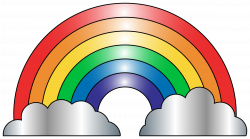 Clipart - Colorful Rainbow