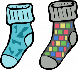 Socks7 Clip Art at Clker.com - vector clip art online, royalty free ...