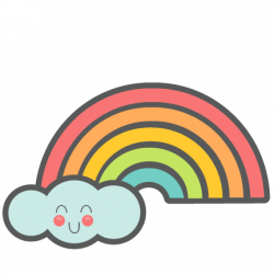 Cute Rainbow SVG cut files for scrapbooking silhouette cut ...