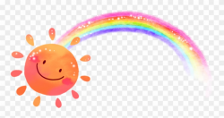 Freetoedit Sun Sunshine Rainbow - 可愛 太陽 Clipart ...