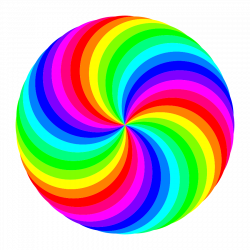 Rainbow Swirl Clipart