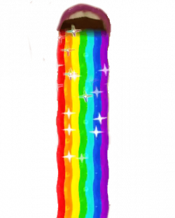 Snapchat Filter Long Rainbow Tongue transparent PNG - StickPNG