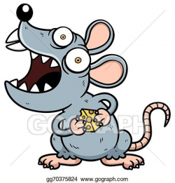 Vector Art - Angry rat. Clipart Drawing gg70375824 - GoGraph