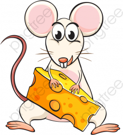 Rat Clipart Transparent - Mouse Eating Cheese Clipart ...