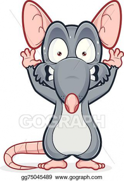 Vector Illustration - Scared rat. Stock Clip Art gg75045489 ...