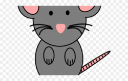 Mouse Clipart Simple - Rat Clip Art Black And White - Png ...