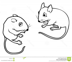 Unique Outlines Of Cartoon Mice Vector File Free » Free ...