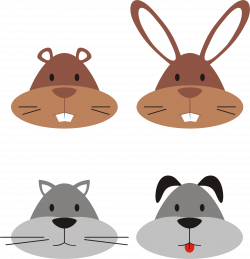 Clipart - Animal Heads
