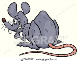 Vector Art - Rat. Clipart Drawing gg77466321 - GoGraph