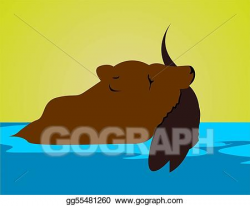 Stock Illustration - Water rat. Clipart gg55481260 - GoGraph