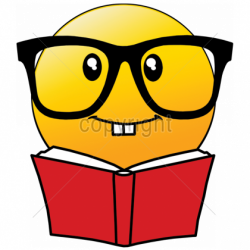 book emoji | 8x9 - EMOJI READING BOOK WITH GLASSES - book ...