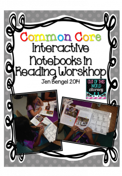 Interactive Notebooks and the Common Core - Out of this Word Literacy
