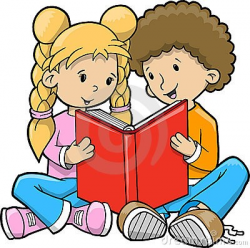 Shared reading clipart 2 » Clipart Station