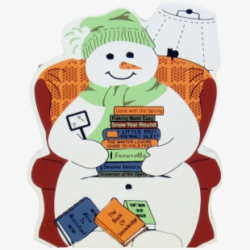 Snowman Clipart Reading - Winter Book Sale #227998 - Free ...