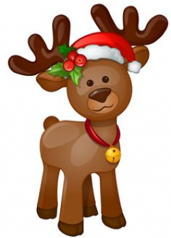 Cute Reindeer Clip Art Clipart - Free Clipart | Holiday-Christmas ...