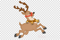 Santa Claus Cartoon clipart - Reindeer, Deer, Cartoon ...