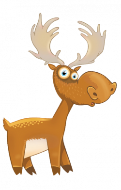 Reindeer Cartoon Creativity Illustration - Creative cute cartoon ...