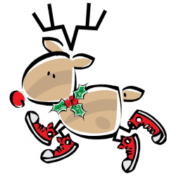 Download december clipart Reindeer Fun Run Egg Nog Jog Clip art