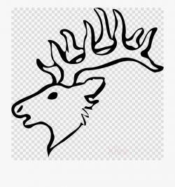 Draw A Deer Head Clipart Reindeer White-tailed Deer - Draw A ...
