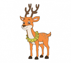Astounding Cartoon Reindeer Pictures How To Draw A In Few Easy Steps ...