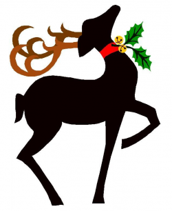 Elegant Christmas Reindeer Clipart | cricut | Diy christmas ...