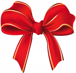 Fancy christmas bows clipart