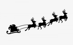 Download flying reindeer clipart Reindeer Santa Claus ...