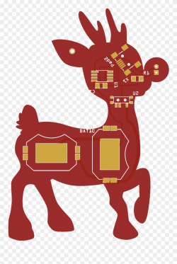 Clipart Reindeer Jpeg - Red Robot Reindeer - Png Download ...