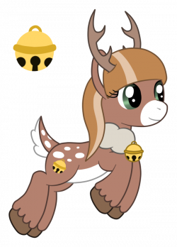 OC: Jingle Belle the Reindeer Pony by SilverRomance.deviantart.com ...