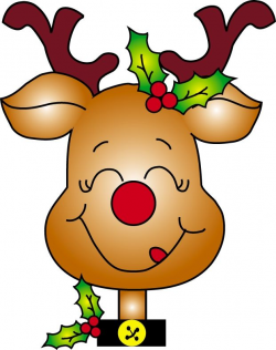 christmas reindeer clipart | signs | Reindeer craft ...