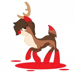 Day 2 - The Red-Nosed Reindeer! by Demure-Doe on DeviantArt