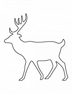 reindeer outline template - Acur.lunamedia.co