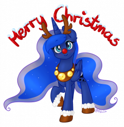 Merry Christmas from Luna :. by Felcia | My Little Pony: Friendship ...